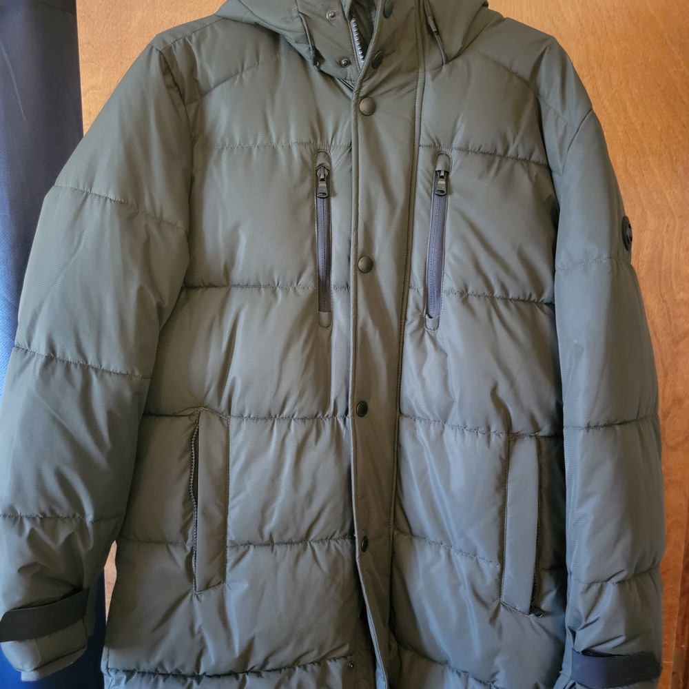 Men's Green Puffer Jacket